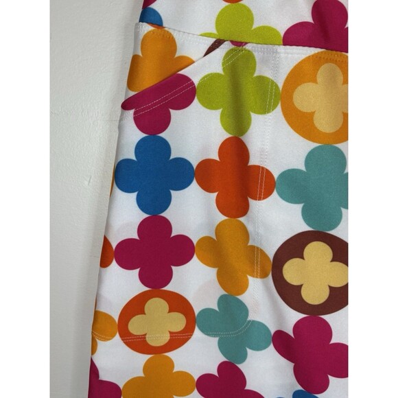 B SKINZ Women Tennis/Golf Performance Skort Medium Colorful Print Skirt Athletic - Picture 4 of 9